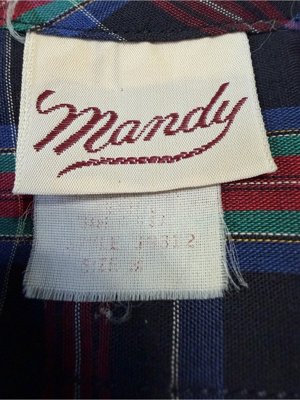 Vintage 90’s Mandy Plaid Maxi Dress Womens M dark academia Prairie Pinafore